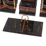 Настольный письменный набор из лемезита и змеевика с декором в виде Орла в подарочной упаковке Successful Leader варинант исполнения - 4 | Loft Concept в Кирове