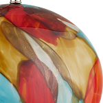 Настольная лампа разноцветная с овальным тканевым абажуром Abstraction варинант исполнения - 1 | Loft Concept в Кирове