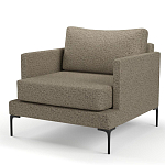 Мебельная ткань Шенилл коричневый цвет 138 см T4-28 варинант исполнения - 7 | Loft Concept в Кирове