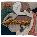 Тканый вручную текстильный гобелен Orchid варинант исполнения - 3 | Loft Concept в Кирове