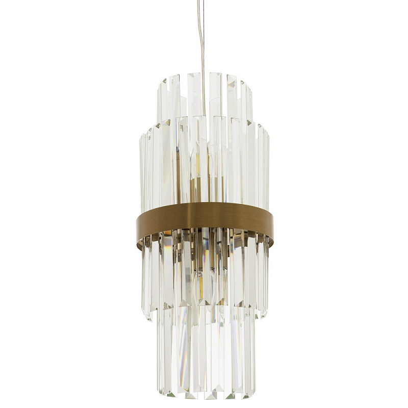 Подвесной светильник Deniel Crystal Hanging Lamp Bronze Прозрачное Стекло Бронза Подвесной светильник Deniel Crystal Hanging Lamp Bronze Прозрачное Стекло Бронза в Кирове | Loft Concept