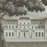 Обои ручная роспись Monuments of Paris Eau Forte on scenic paper варинант исполнения - 3 | Loft Concept в Кирове