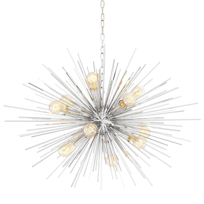 Люстра Chandelier Boivin Nickel Никель Люстра Chandelier Boivin Nickel Никель в Кирове | Loft Concept