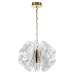 Люстра с крупными рельефным декором в виде лепестков 60 см Ethereal Bloom варинант исполнения - 2 | Loft Concept в Кирове