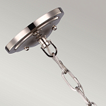 Подвесной светильник со стальным плафоном и белым матовым стеклянным шаром Feiss варинант исполнения - 3 | Loft Concept в Кирове