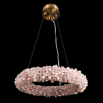 Люстра кольцевая с частичками натурального горного хрусталя Crystal Shimmer варинант исполнения - 3 | Loft Concept в Кирове