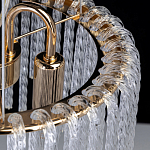 Люстра с подвесными рифлеными стеклянными трубками Nembus варинант исполнения - 19 | Loft Concept в Кирове