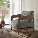 Кресло с каркасом из массива ясеня Deniaud Ash Grey Armchair варинант исполнения - 13 | Loft Concept в Кирове