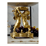 Чаша фарфоровая на двух бронзовых ангелах Eden Garden варинант исполнения - 5 | Loft Concept в Кирове