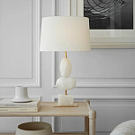 Настольная лампа на фигурном мраморном основании Conundrum варинант исполнения - 2 | Loft Concept в Кирове