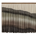 Пейзаж из нитей Макраме Wall decor Black and White Landscape варинант исполнения - 5 | Loft Concept в Кирове