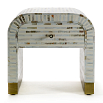 Тумбочка прикроватная Amo Bone Inlay Bedside Almond варинант исполнения - 1 | Loft Concept в Кирове