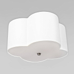 Потолочный светильник с белым волнистым плафоном из ткани Vitorino варинант исполнения - 3 | Loft Concept в Кирове