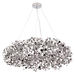 Люстра подвесная круглая с многочисленными металлическими круглыми элементами Terzani Argent варинант исполнения - 2 | Loft Concept в Кирове