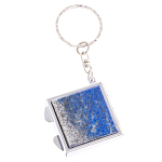 Зеркало брелок складное двухстороннее из натурального камня Лазурит Stone Mirrors варинант исполнения - 5 | Loft Concept в Кирове