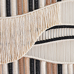 Художественный Гобелен из нитей Макраме Dunes Wall Art варинант исполнения - 2 | Loft Concept в Кирове