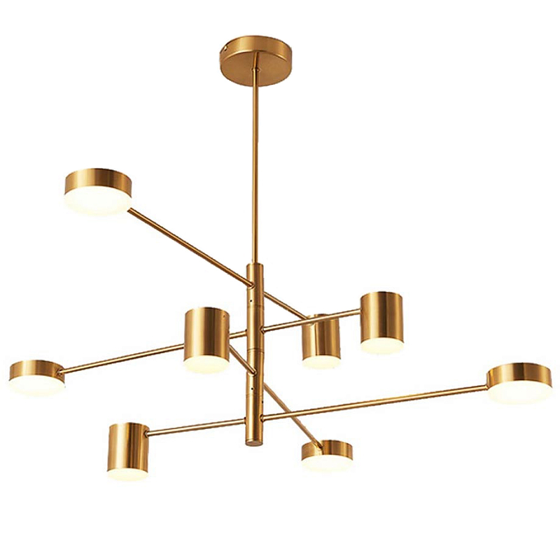 Светильник LED Lighting Gold 8 lampholders Золотой Светильник LED Lighting Gold 8 lampholders Золотой в Кирове | Loft Concept