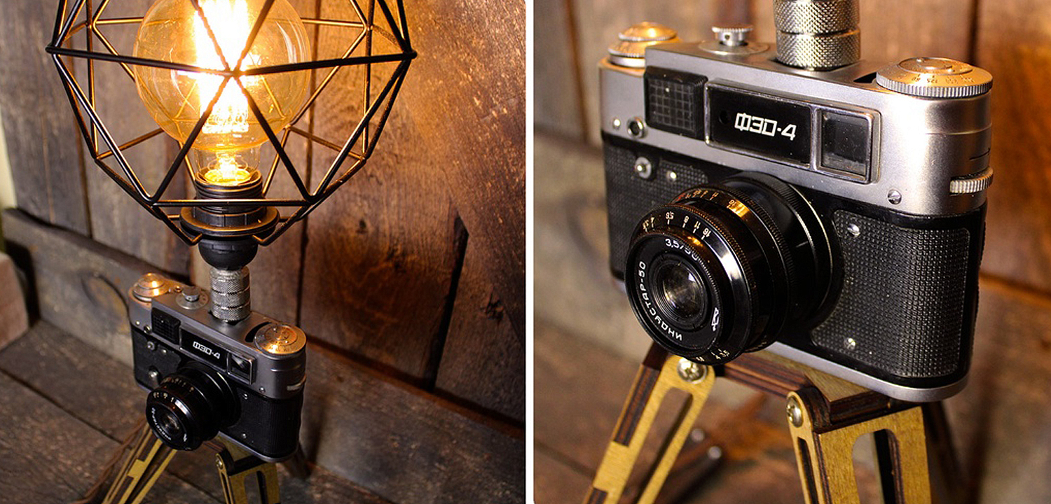 Настольная лампа Retro Camera Настольная лампа Retro Camera - Loft-Concept в Кирове