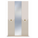 Шкаф трёхдверный с 1-ой зеркальной дверью Satin Furniture варинант исполнения - 2 | Loft Concept в Кирове