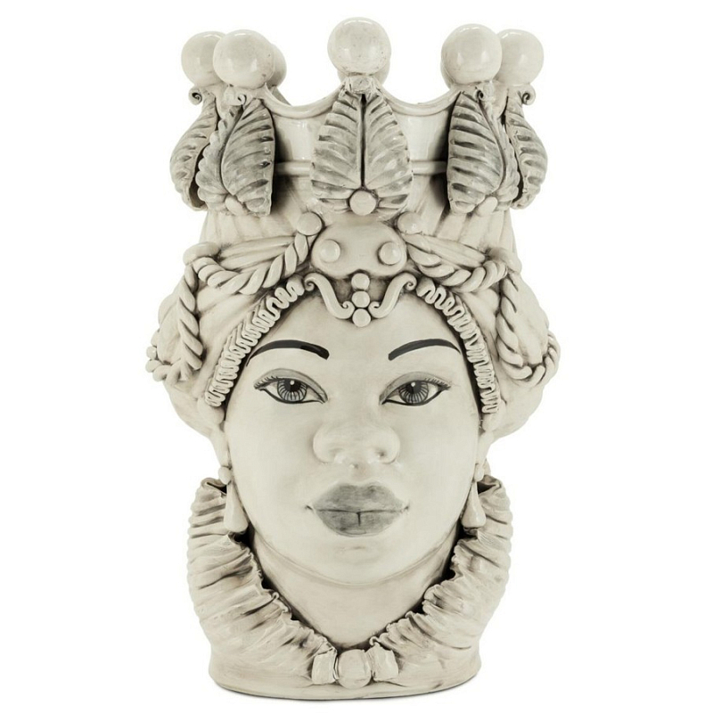 Ваза Vase Moro Lady Neutral Big Бежевый Ваза Vase Moro Lady Neutral Big Бежевый в Кирове | Loft Concept