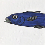 Плитка с узором Рыба пловчиха варинант исполнения - 5 | Loft Concept в Кирове