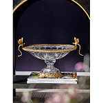 Чаша из прозрачного стекла с рельефным ободком и фигурками стрекоз Eden Garden варинант исполнения - 2 | Loft Concept в Кирове