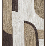 Панно из шнура геометрическая абстракция wall panel line II варинант исполнения - 1 | Loft Concept в Кирове