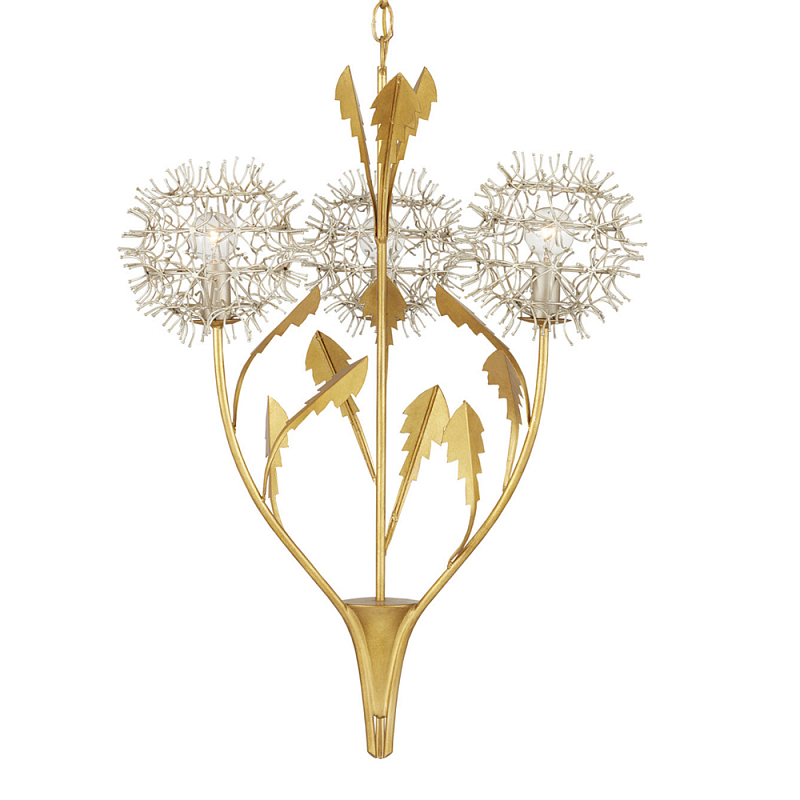 Подвесной светильник в виде цветков одуванчика Hanging Dandelion Золотой Серебряный Подвесной светильник в виде цветков одуванчика Hanging Dandelion Золотой Серебряный в Кирове | Loft Concept