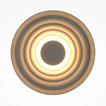 Бра круглое Soft Halo бежевый варинант исполнения - 2 | Loft Concept в Кирове