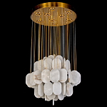 Люстра с овальными подвесками из натурального камня Spatial Composition варинант исполнения - 3 | Loft Concept в Кирове