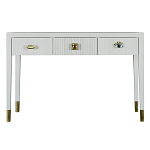 Дизайнерский Письменный стол Elsa Dreams White с тремя ящиками варинант исполнения - 5 | Loft Concept в Кирове