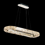 Люстра овальная с мозаичным хрустальным оформлением Sparks of Crystal варинант исполнения - 1 | Loft Concept в Кирове