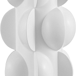 Настольная лампа белая с тканевым абажуром в форме цилиндра Morphing варинант исполнения - 1 | Loft Concept в Кирове