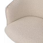 Кресло офисное полукруглое с буклированной обивкой Adjustable Chair варинант исполнения - 3 | Loft Concept в Кирове