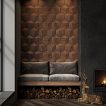 Гипсовая 3D панель с принтографией PM-30 варинант исполнения - 4 | Loft Concept в Кирове