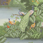 Обои ручная роспись Le Brésil Eden варинант исполнения - 1 | Loft Concept в Кирове