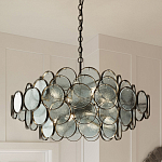 Люстра с каскадом из круглых стеклянных дисков Small Round Sequins варинант исполнения - 5 | Loft Concept в Кирове