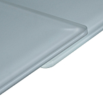 Стол обеденный раскладной со стеклянной столешницей Futuristic Table варинант исполнения - 3 | Loft Concept в Кирове