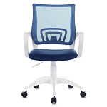 Офисное кресло с основанием из белого пластика Desk chairs Blue варинант исполнения - 4 | Loft Concept в Кирове