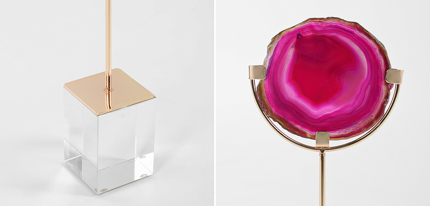 Комплект из 2-х статуэток AGATE DESIGN Pink Комплект из 2-х статуэток AGATE DESIGN Pink - Loft-Concept в Кирове