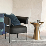 Приставной столик из латуни Grant Brass Side Table варинант исполнения - 5 | Loft Concept в Кирове