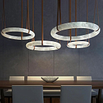 Люстра в форме обруча из натурального камня Minerals of Light варинант исполнения - 7 | Loft Concept в Кирове