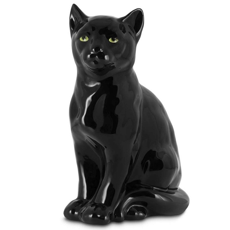 Статуэтка Cat Bisc. Черный Розовый Зеленый Статуэтка Cat Bisc. Черный Розовый Зеленый в Кирове | Loft Concept