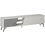 ТВ-тумба с 3-мя дверцами и полками Grey Albe TV Stand варинант исполнения - 1 | Loft Concept в Кирове