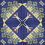 Плитка дизайнерская с узором Мангалоры варинант исполнения - 2 | Loft Concept в Кирове