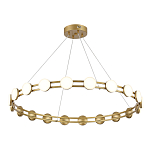 Люстра кольцевая с круглыми светодиодными источниками света Maxine Light варинант исполнения - 9 | Loft Concept в Кирове