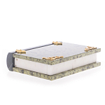 Шкатулка в виде книги из натурального камня змеевик Stone Casket варинант исполнения - 4 | Loft Concept в Кирове