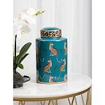 Ваза фарфоровая с крышкой Leopard Ccollection варинант исполнения - 3 | Loft Concept в Кирове