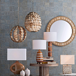 Люстра в форме шара с декором из круглых декоративных элементов Texture Discs варинант исполнения - 4 | Loft Concept в Кирове