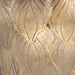 Люстра на цепи с прозрачными стеклянными подвесками в виде листьев Textured Glass Chandelier варинант исполнения - 5 | Loft Concept в Кирове